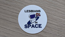 Load image into Gallery viewer, Lesbians In Space - Die Cut Vinyl Sticker